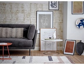 Vază din gresie Bloomingville Elora, înălțime 18 cm, alb