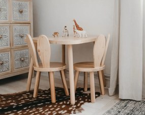 Masa si scaune pentru copii iepuras natur