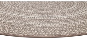Covor pentru exterior Universal Silvana Rutto, ⌀ 120 cm, bej