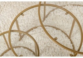 Set de măsuțe de cafea Aurum Gold 80 cm, 3buc.