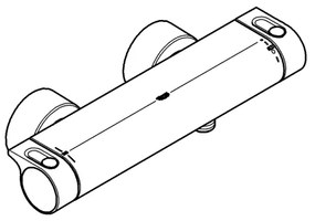 GROHE 34169001 - Baterie termostatată pentru duș GROHTHERM 2000 DN 15, crom