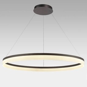 Lustra LED XXL circulara suspendata Ara 100cm, Bronz