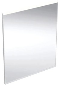 Oglinda cu iluminare si dezaburire Geberit Option Plus Square 60 cm aluminiu eloxat