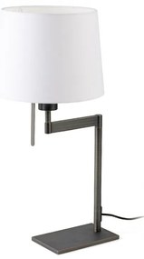 Veioza / Lampa de masa design elegant ARTIS bronz/alb