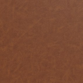 MAZZONI EXPORT ALMO Piele ecologică Retro Brandy / cadru stejar lăcuit - SCAUN DIN LEMN PENTRU LIVING SUFRAGERIE BUCĂTĂRIE RETRO