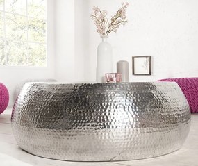 Masuta Living eleganta din metal Optik 80cm argintiu A-38396 VC