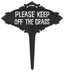 Țăruș de grădină din metal Please Keep off the Grass – Esschert Design