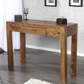 Birou cu sertar din lemn de trandafir Makassar 100cm Sheesham