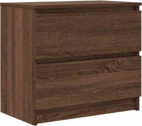 vidaXL Dulap TV Stejar maro 60x35x54 cm Lemn prelucrat