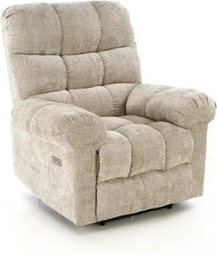 Fotoliu recliner AMORE, bej, stofa, 105x100x86 cm