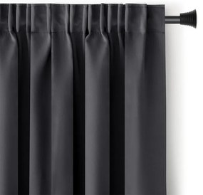 Draperie groasă blackout RESTILO grafit 140 x 245 cm 1 buc