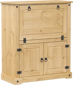 vidaXL Dulap de vinuri „Corona”, 97x45x114 cm, lemn masiv de pin