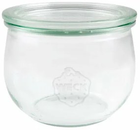 Set de 6 borcane Weck Tulpe 580 ml cu accesorii,diametru 100 mm