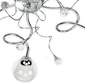 Lustră aplicată ONLI WENDY 5xE14/6W/230V crom lucios