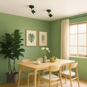 Spot de perete Brilagi POKER 1xGU10/25W/230V verde