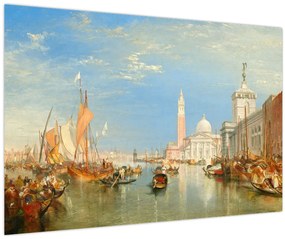 Tablou - Joseph Mallord William Turner, Venice the Dogana and San Giorgio Maggiore, reproducere (90x60 cm)