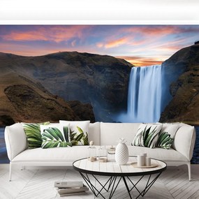Fototapet Cascada Skogafoss
