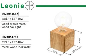 Veioza/Lampa de masa minimalista LEONIE