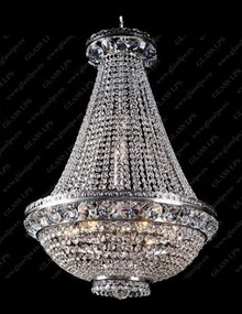 Lustra Imperial cristal Bohemia diametru 43cm, L15 557/08/6