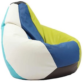 Fotoliu puf copii, Nirvana Light Pufrelax, Material Piele ecologica - Mozaic