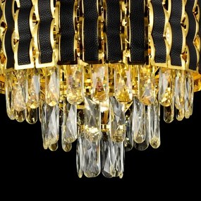 Brilagi - Lustră aplicată CRISTAL, 5 x E14, 40 W, 230 V, Ø 38 cm