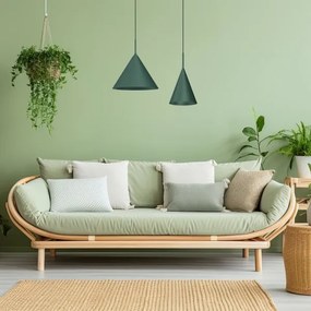 Lustră pe cablu CAPITAL 1xGX53/15W/230V Ø 32 cm verde