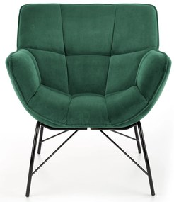 Fotoliu Betali (Verde închis + negru). 1028140