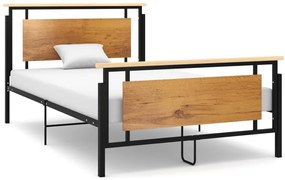 vidaXL Cadru de pat, 120x200 cm, metal