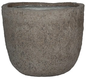 Ghiveci de flori Mt. Russell, diorit gri, dimensiuni multiple - Ghivece de ceramică mărimea: M - ⌀ 42, h. 36 cm
