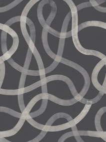 Fototapet, Serpentine, Graphite, Rebel Walls