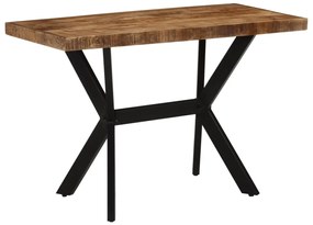 vidaXL Masă de bucătărie, 110x55x75 cm, lemn masiv de mango