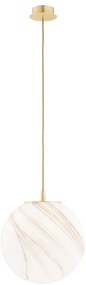 Lustra/Pendul design modern ALMIROS 30cm alama