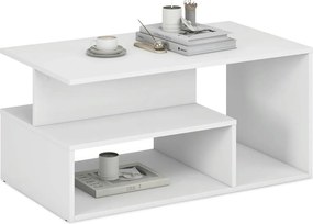 Masuta cafea IVA, alb, PAL laminat, 90x51x43 cm