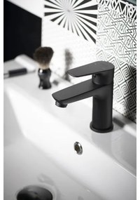 Baterie de lavoar Aqualine LOTTA negru mat