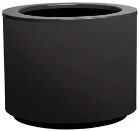 Ghiveci cilindric cu auto-irrigare STEEL PLUS, diferite variante - Hobby Flower Dimensiuni: Ø 35 x 35, Culoare: antracit