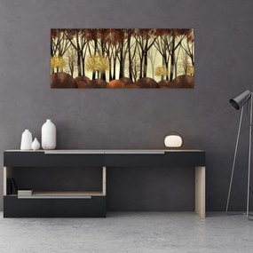 Tablou - Pădure decorativă (120x50 cm)