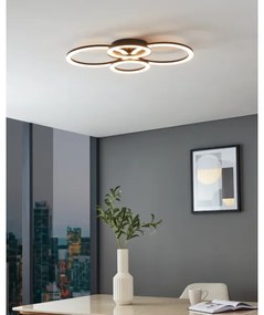 Plafonieră LED dimabilă Eglo 31769 PARRAPOS-Z LED/41W/230V negru