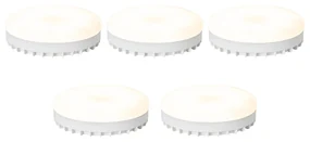 Set de 5 becuri LED inteligente GX53, cu intensitate reglabilă, RGB, 9W, 806LM, 2700K-6500K