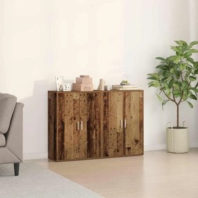vidaXL Bufet cu raft cu depozitare cu ușă Lemn vechi 60 x 31 x 84 cm Lemn compozit