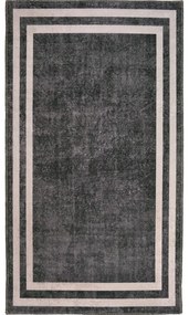 Covor gri/crem lavabil 180x120 cm - Vitaus