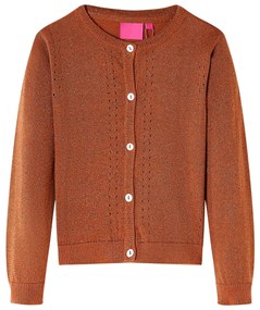 Cardigan tricotat pentru copii, coniac, 92