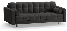 Canapea gri închis extensibilă, cu spațiu de depozitare 222 cm Bali – Cosmopolitan Design