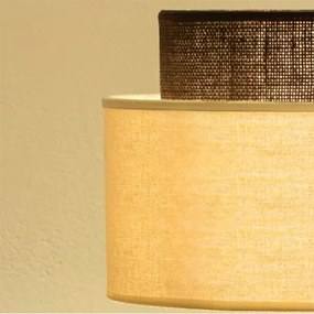 Brilagi - Lampadar LED Boho Style 1xE27/15W/230V crem/maro