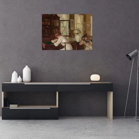 Tablou - Edmund Tarbell, Josephine and Mercie, reproducere (70x50 cm)