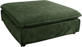 Taburete confortabil, suport pentru picioare Heaven 100cm, catifea verde inchis