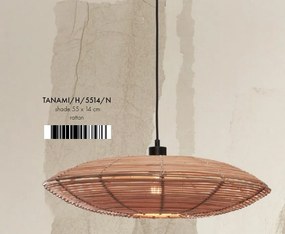 Lustra/Pendul eco din ratan Tanami disc L, nat