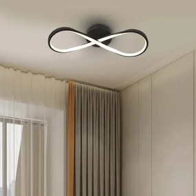 Plafonieră LED/24W/230V 3000K negru