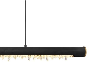 Lustra suspendata LED design modern Felicitas negru