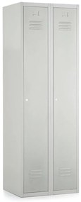 Dulap metalic, 60 x 50 x 180 cm, inchidere cilindrica, gri deschis - ral 7035