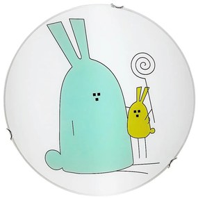 Rabalux 71279 - Lampă de tavan pentru copii FLAPPY 2xE27/60W/230V